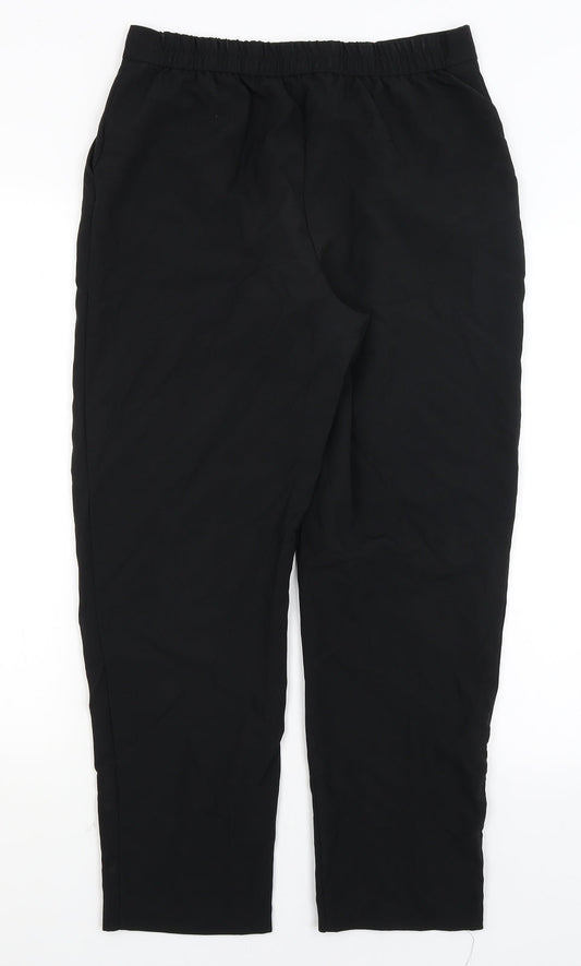 Womens UK Size 10 ASOS Regular Fit Dress Pants Black Trousers