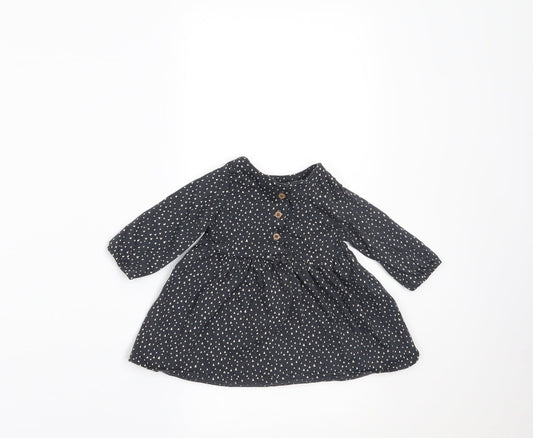 NEXT Girls Grey Geometric A-Line Size 0-3 Months