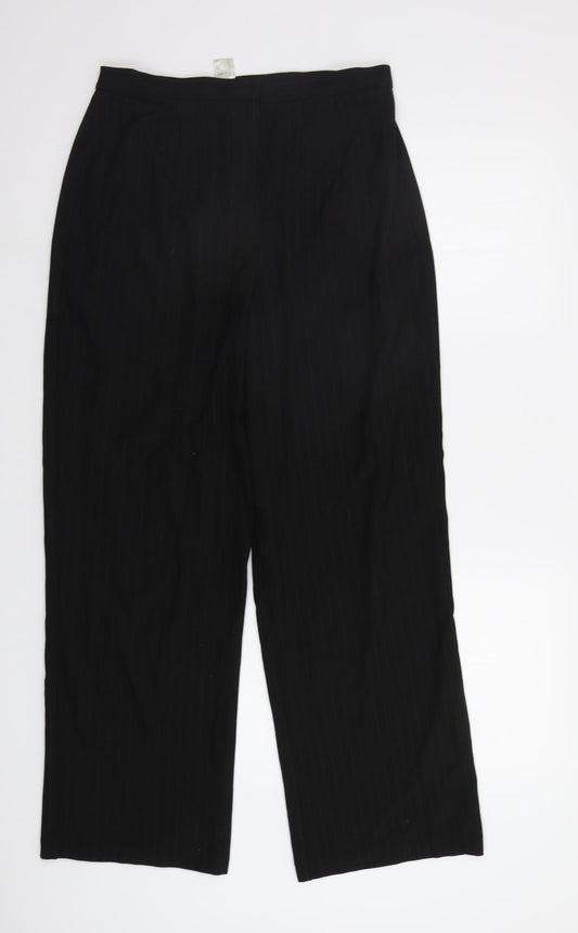 Womens UK Size 12 Klass Regular Fit Black Trousers
