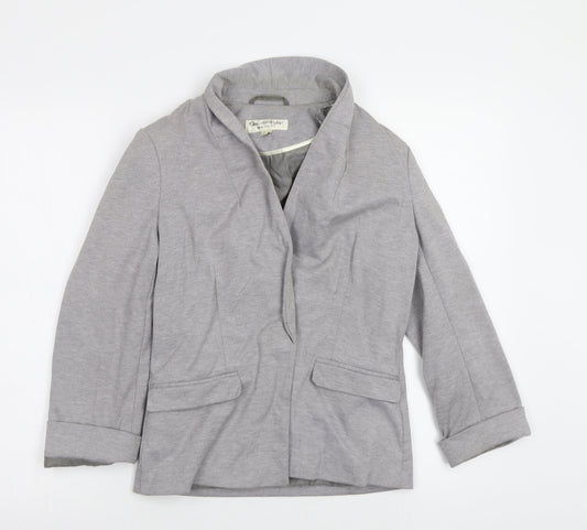 Womens UK Size 12 Miss Selfridge Grey Jacket Blazer