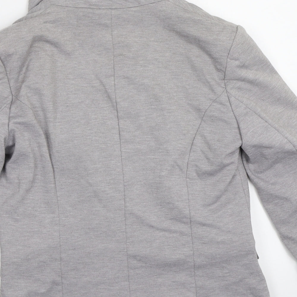 Womens UK Size 12 Miss Selfridge Grey Jacket Blazer