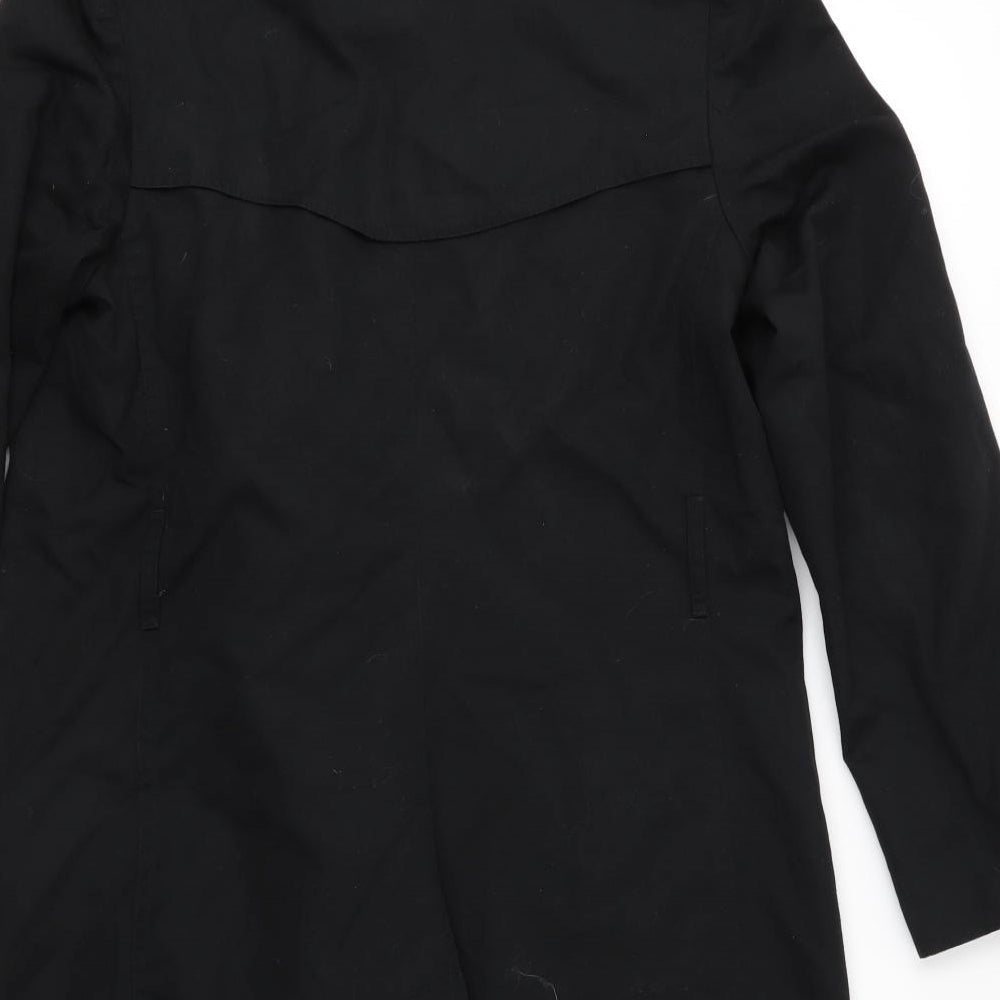 Imea Womens Black Rain Coat Coat Size 10 - Rain Coat