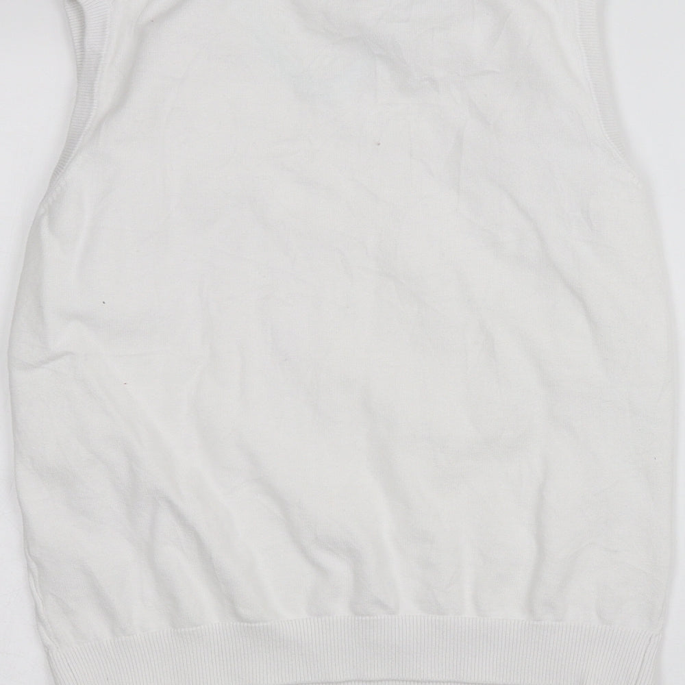 Womens UK Size M ISLE White Pullover Jumper