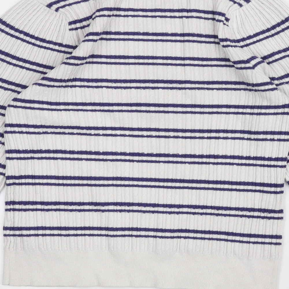 Womens UK Size 12 NEXT White Pullover Jumper