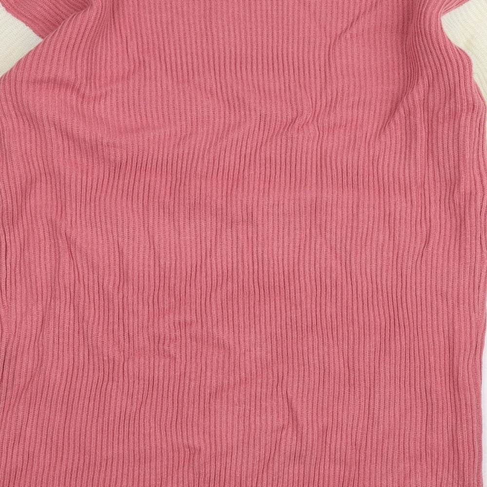 SheIn Womens Pink   Pullover Jumper Size L