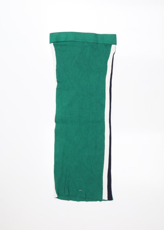 Astradivarius Womens Green A-Line Skirt Size M