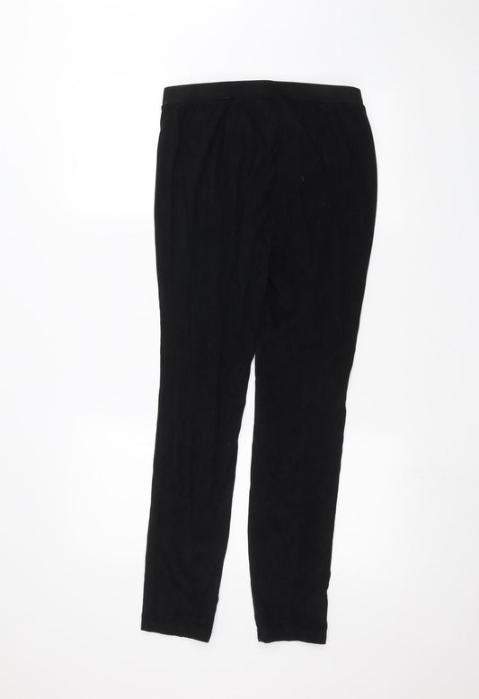 NEXT Womens Black Trousers Size 10 L25 in