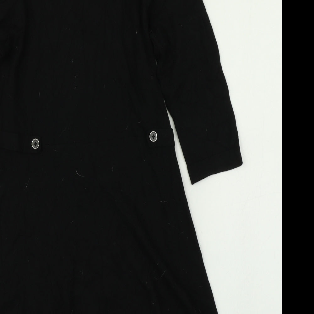 TU Womens Black A-Line Size 10