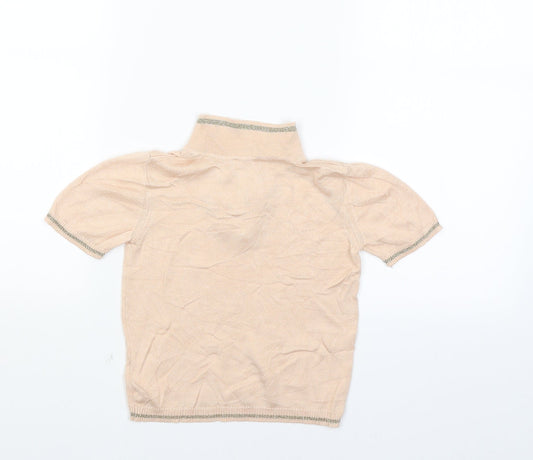 River Island Girls Pink Pullover Jumper Size 4-5 Years