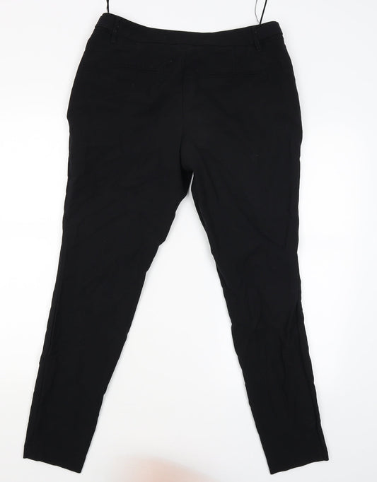 NEXT Womens Black Trousers Size 12 L28 in