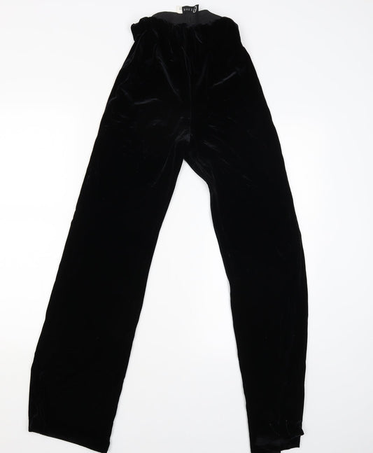 O Zone Womens Black Jogger Trousers Size 10 L31 in
