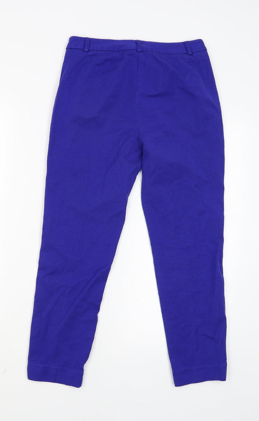 M&Sq Womens Blue Trousers Size 10 L23 in