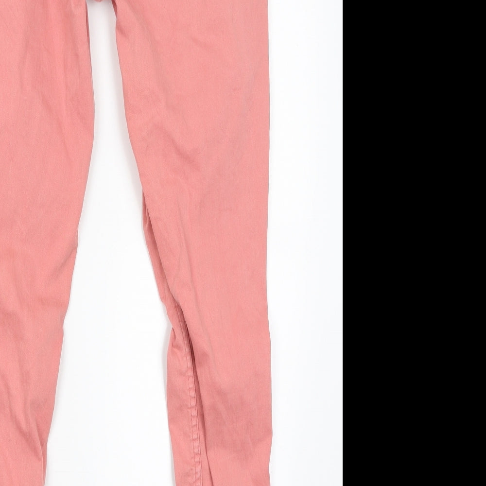 Oasis Womens Pink Skinny Jeans Size 12 L26 in