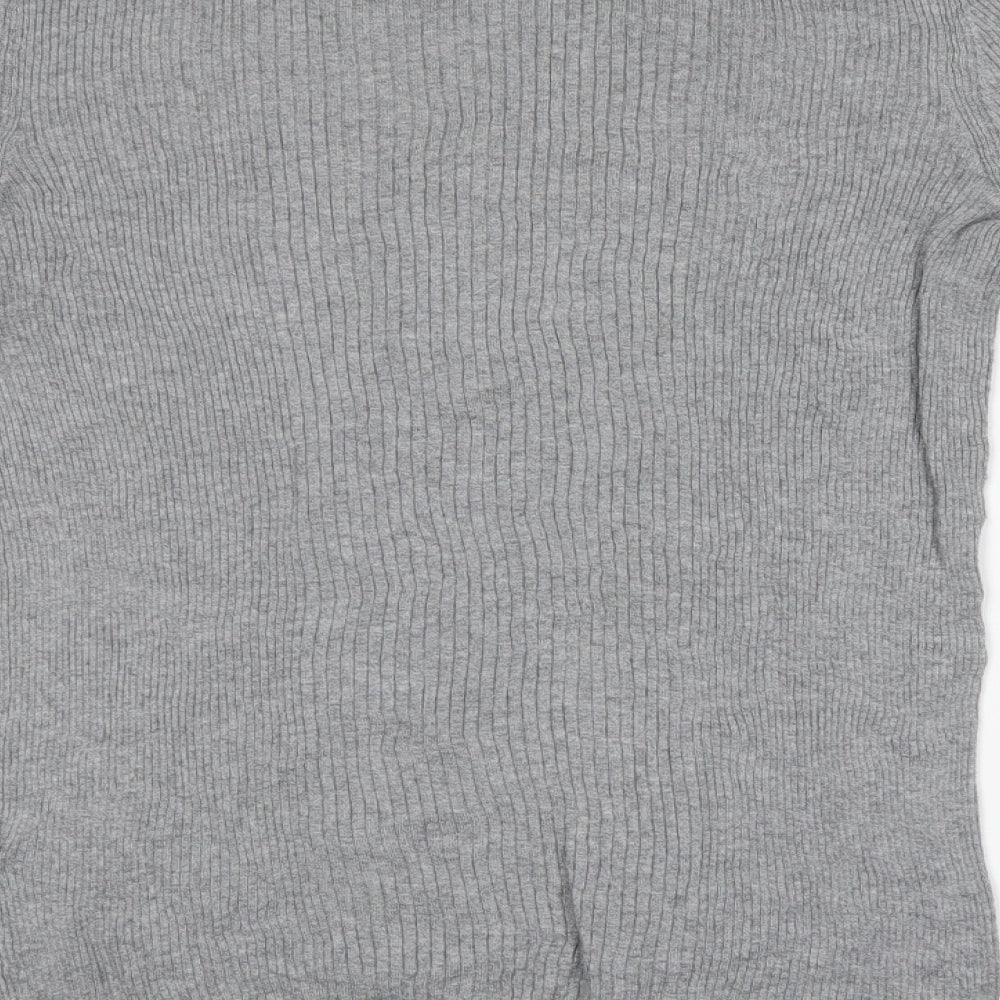 Gap Mens Grey Striped Pullover Jumper Size L