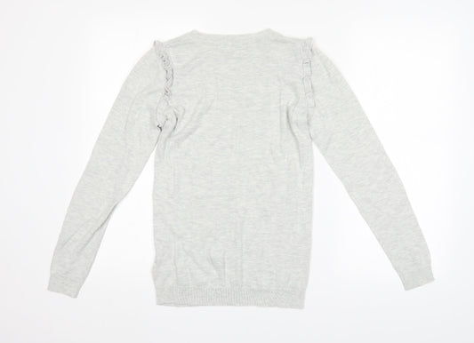 Womens UK Size 8 NEXT Grey Pullover Jumper