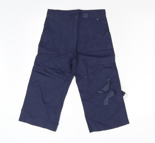 United Colors of Benetton Boys Blue Cargo Shorts Size L