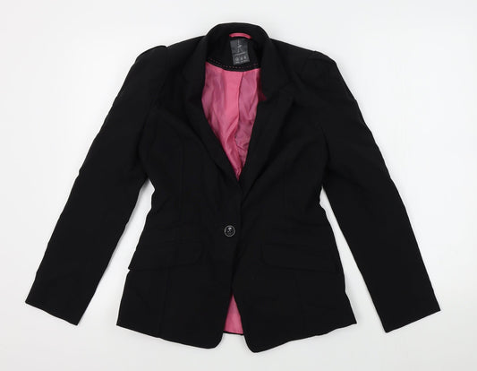Womens UK Size 8 Atmosphere Regular Black Blazer