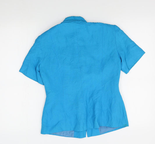Wallis Womens Blue   Jacket Blazer Size 10