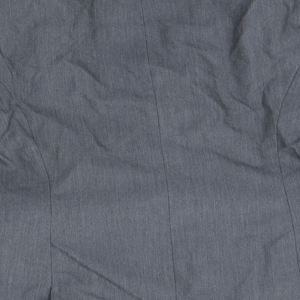 Topshop Womens Grey   Jacket Blazer Size 10