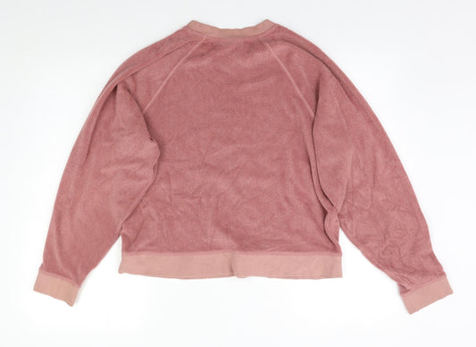 Womens UK Size 10 Topshop Pink Pullover Jumper