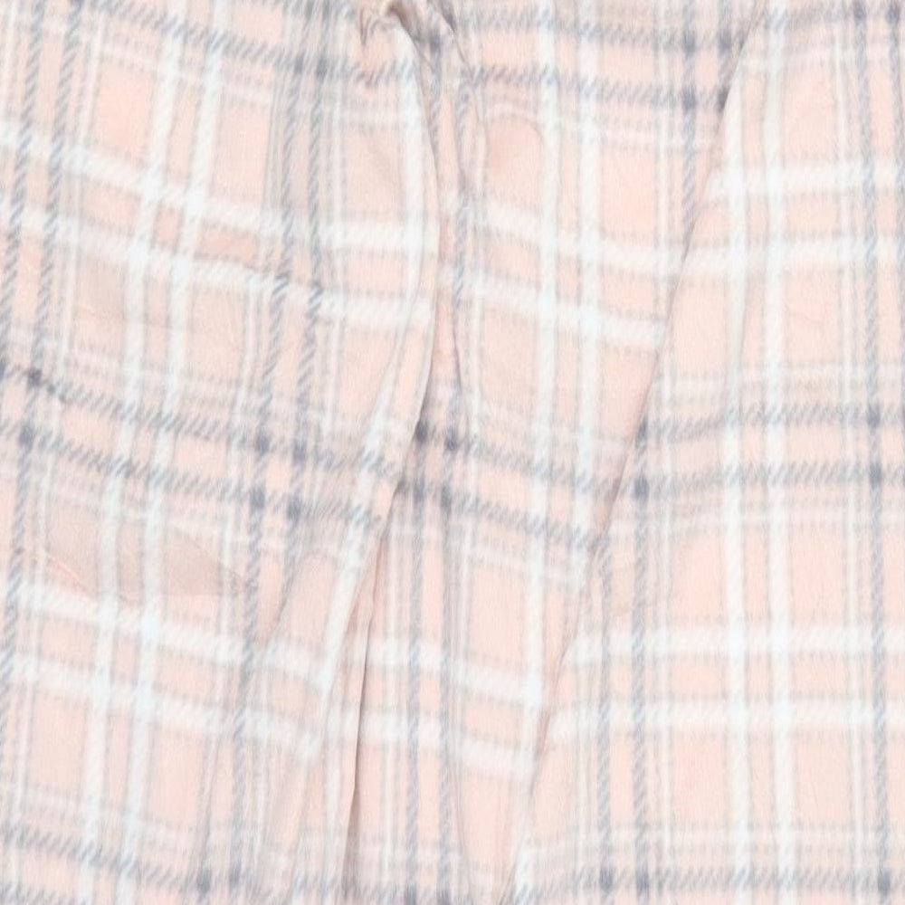 Womens UK Size L Marks and Spencer Regular Fit Pink Trousers