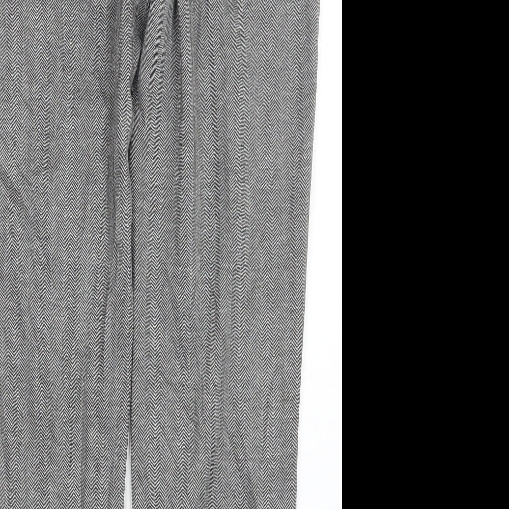 Womens UK Size 14 Marks and Spencer Regular Fit Black Trousers