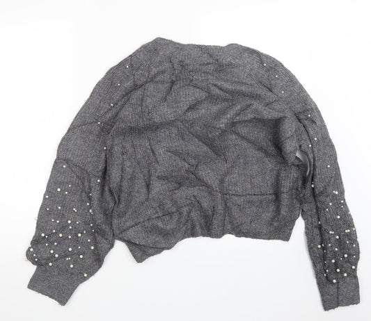 Womens UK Size M Marks and Spencer Grey Pullover Jumper