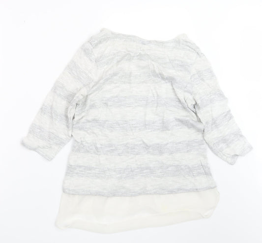 George Womens Grey Knit Pullover Jumper Size 14