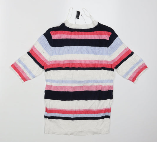 Womens UK Size 12 M&S Multicoloured Pullover Jumper