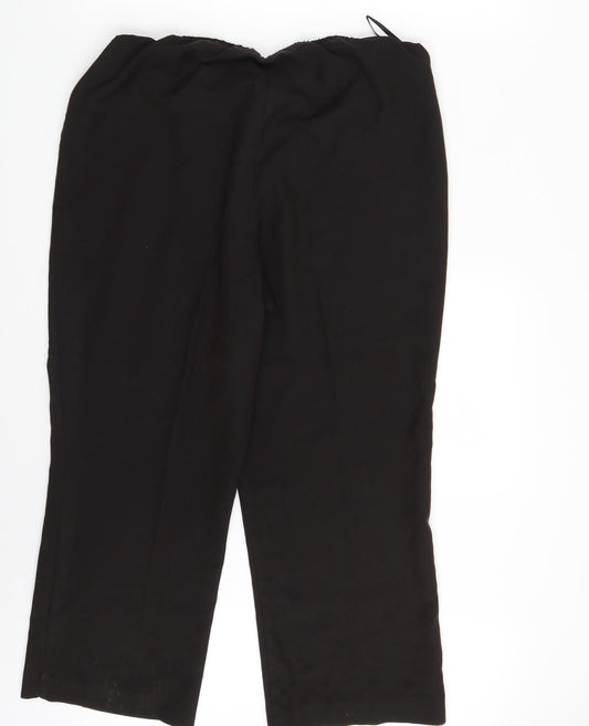 Womens UK Size 16 Preworn Regular Fit Dress Pants Brown Trousers