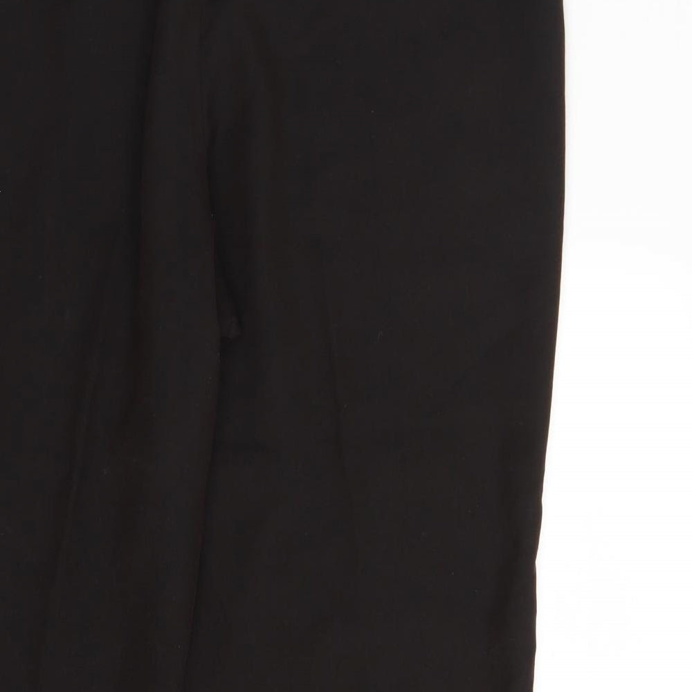 Womens UK Size 16 Preworn Regular Fit Dress Pants Brown Trousers
