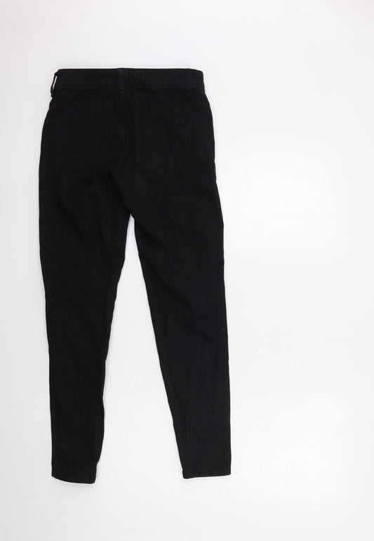 Denim & Co. Womens Black Denim Skinny Jeans Size 6 L27 in