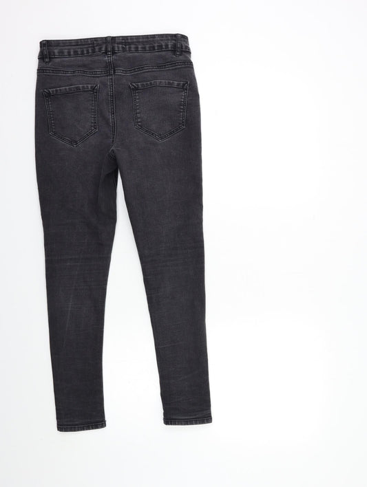 George Womens Black Denim Skinny Jeans Size 8 L25 in