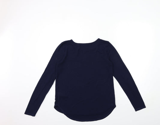 Womens UK Size XS Old Navy Blue Pullover Jumper