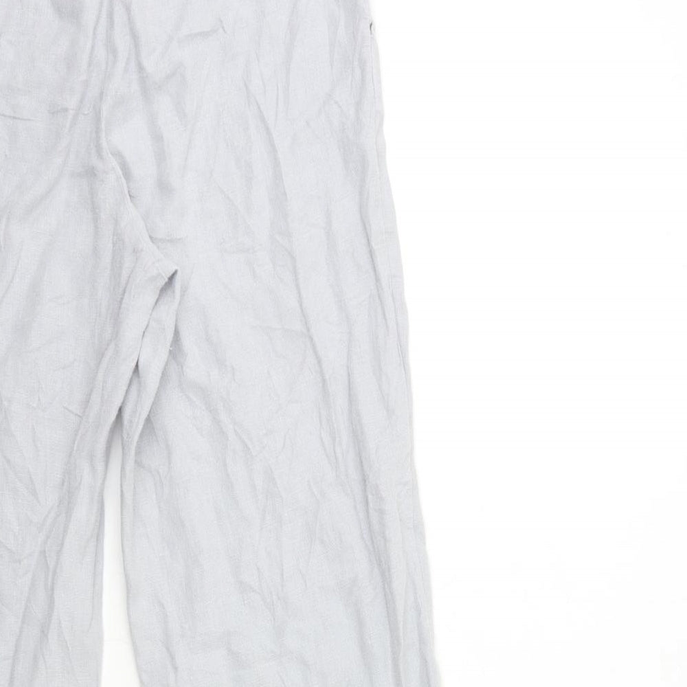 Pure Womens Grey Windbreaker Trousers Size 12 L26 in