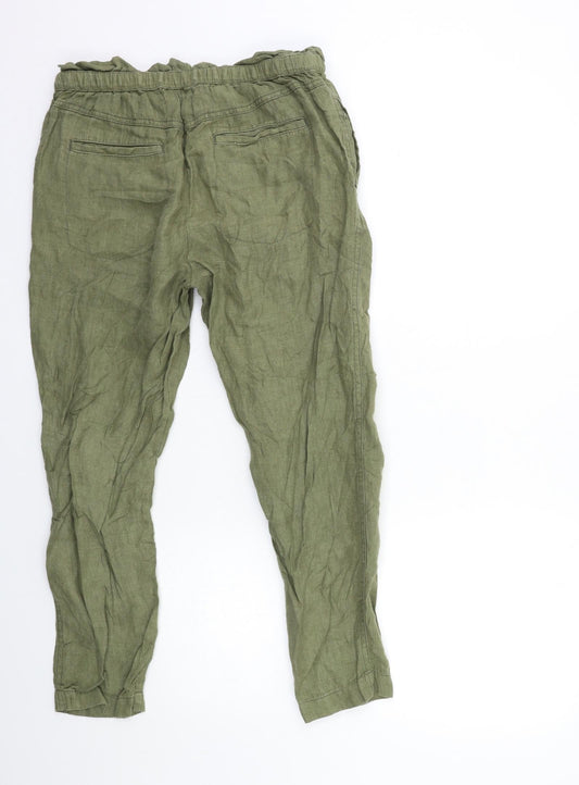 Country Road Womens Green Trousers Size 8 L25 in