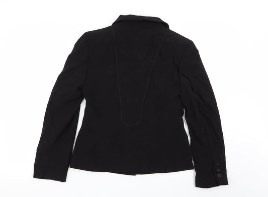M&S Womens Black   Jacket Blazer Size 8