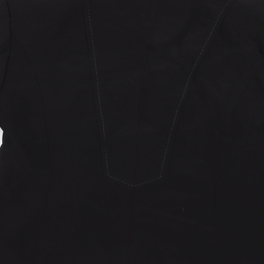 M&S Womens Black Jacket Blazer Size 8