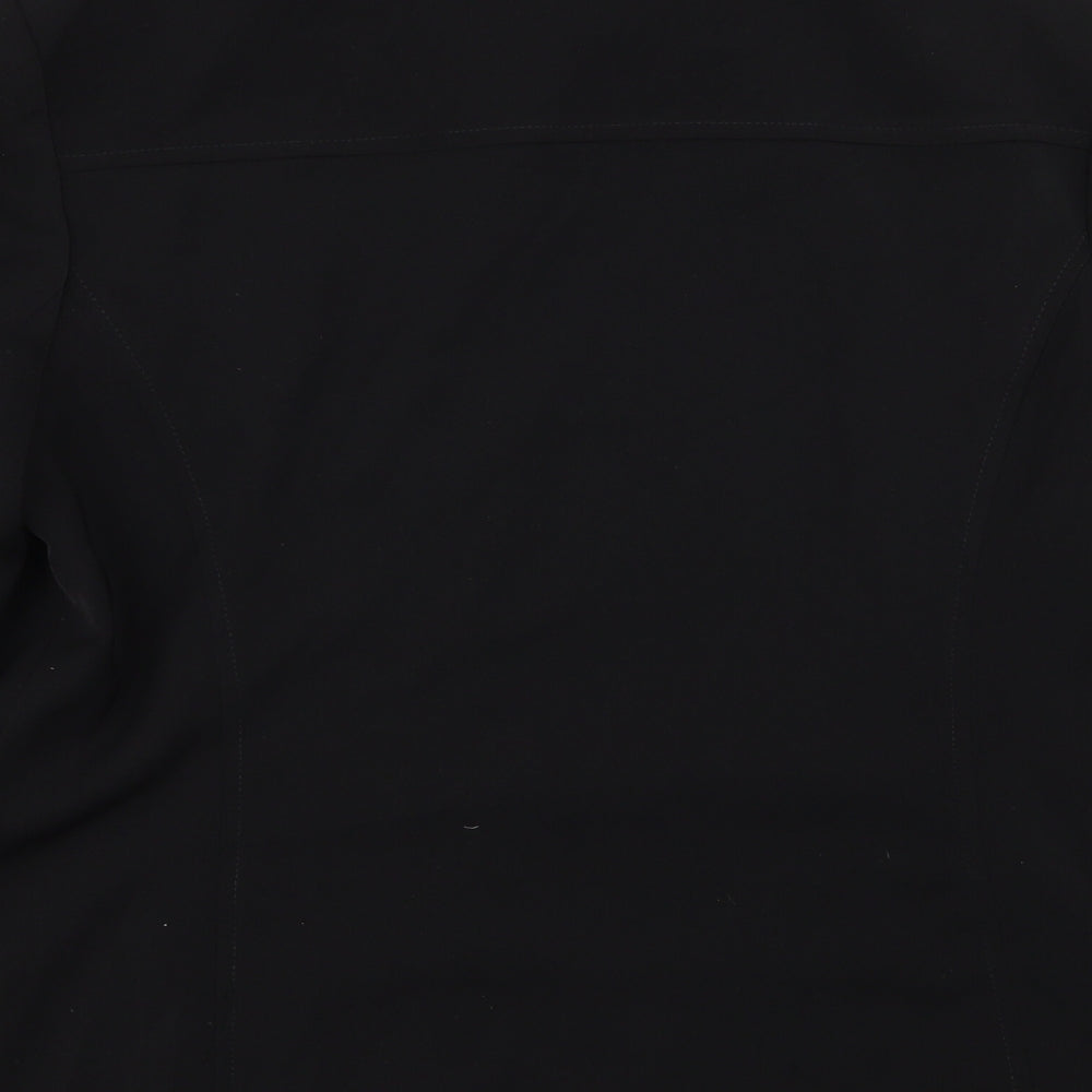 Womens UK Size 16 AMARANTO Regular Black Blazer