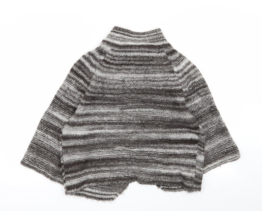 Papaya Womens Multicoloured Striped Cardigan Jumper Size 8