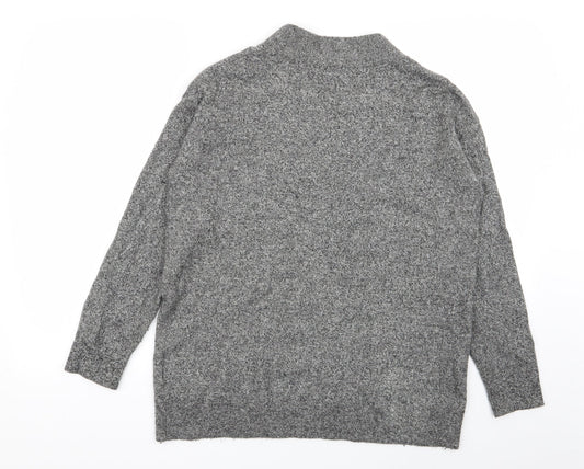 Womens UK Size S Preworn Grey Pullover Jumper