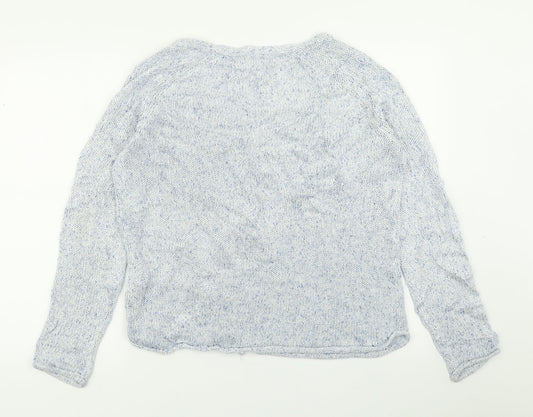 Womens UK Size M H&M Blue Pullover Jumper