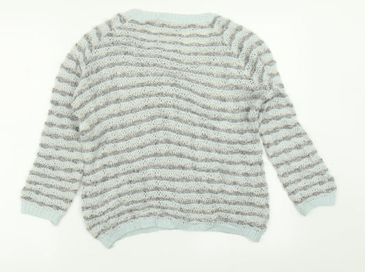Womens UK Size 8 River Island Blue Pullover Jumper