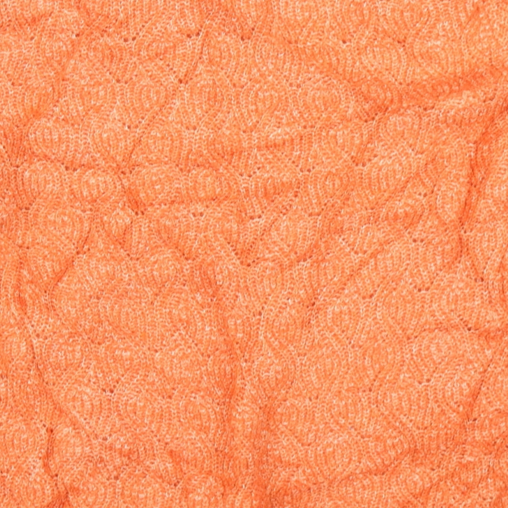 Womens UK Size M H&M Orange Pullover Jumper