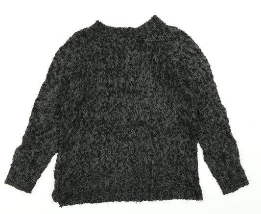 George Womens Green Animal Print Knit Pullover Jumper Size 8