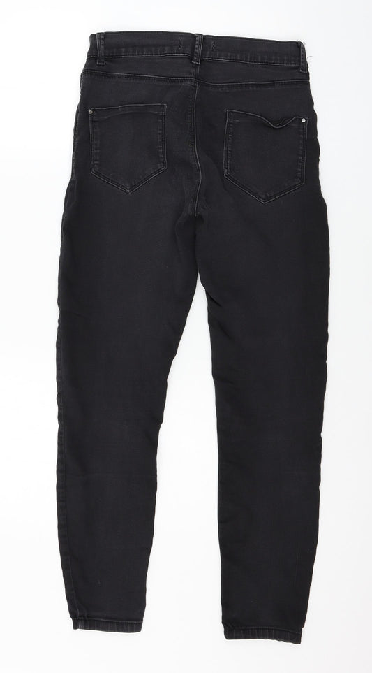 Dorothy Perkins Womens Grey Denim Skinny Jeans Size 12 L27 in