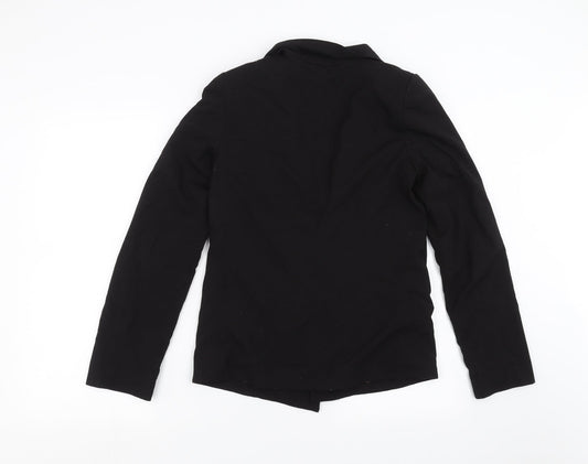 Hot Options Womens Black Jacket Blazer Size 10