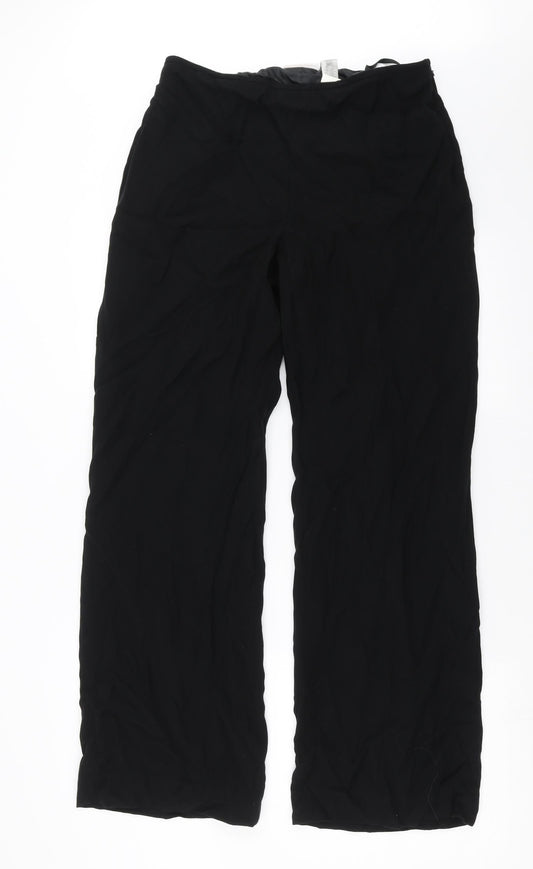 Womens UK Size 10 Liz Claiborne Regular Fit Black Trousers