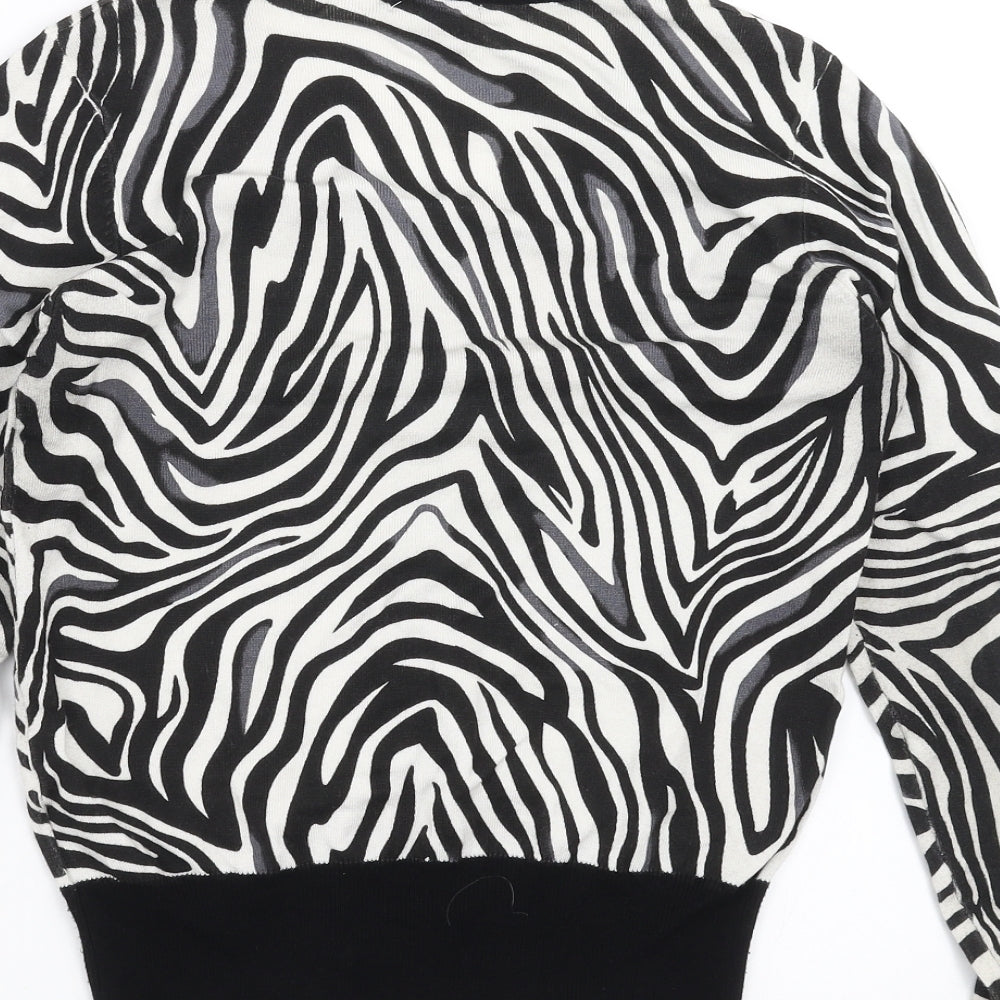 Womens UK Size S CMD Black Cardigan Jumper