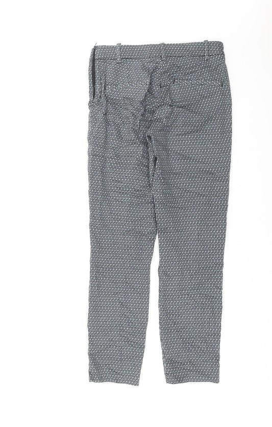 Womens UK Size 8 H&M Slim Fit Blue Trousers